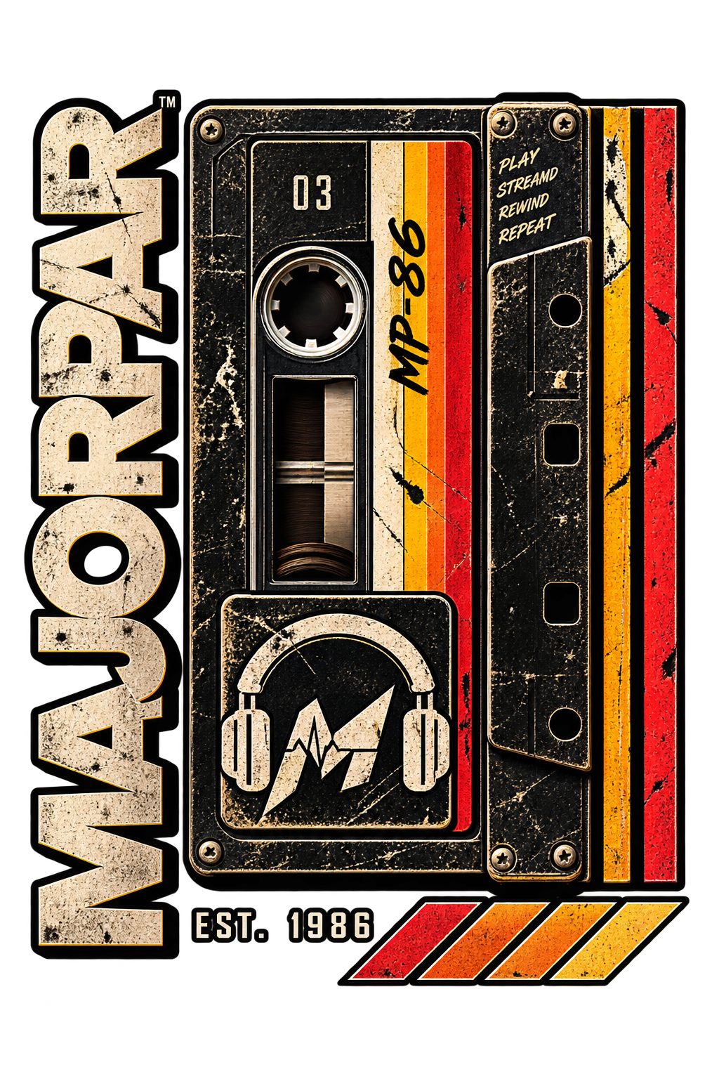 Majorpar MP-86 retro cassette